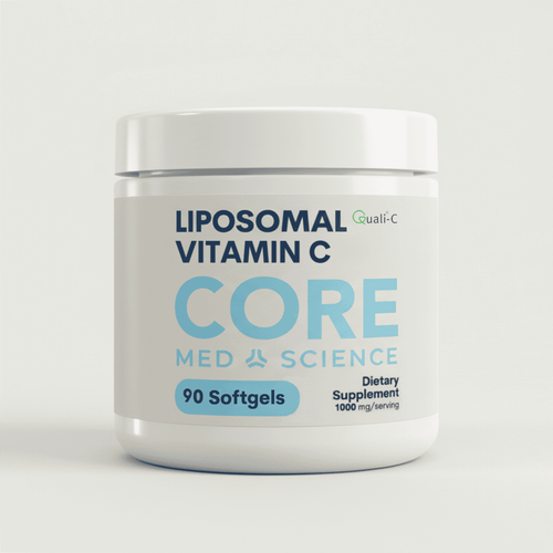 Liposomal Vitamin C - Softgels (90 Count/ 30 Servings) by Core Med Science