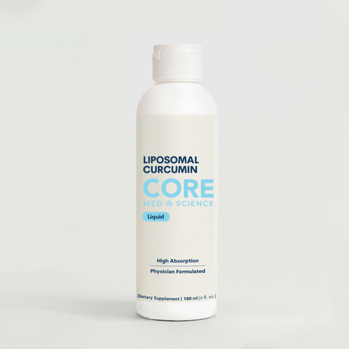 Liposomal Curcumin 250 mg - Liquid (6 FL OZ/ 30 Servings) by Core Med Science