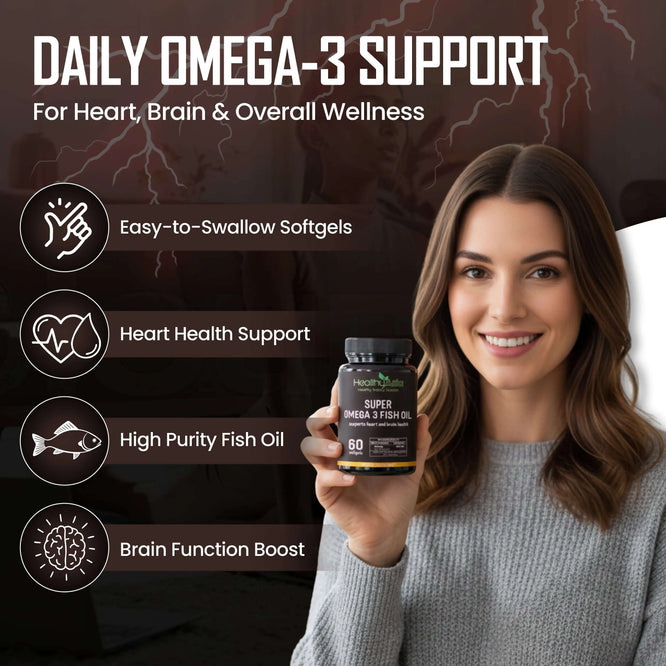 HealthyAsia Black Label SUPER Omega 3 Fish Oil