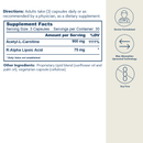 Liposomal ALC and R-ALA - Capsules (90 Count/ 30 Servings) by Core Med Science