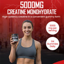 HealthyAsia Black Label Creatine Monohydrate Gummies - MAX RESULTS Formula (Watermelon) by HealthyAsia