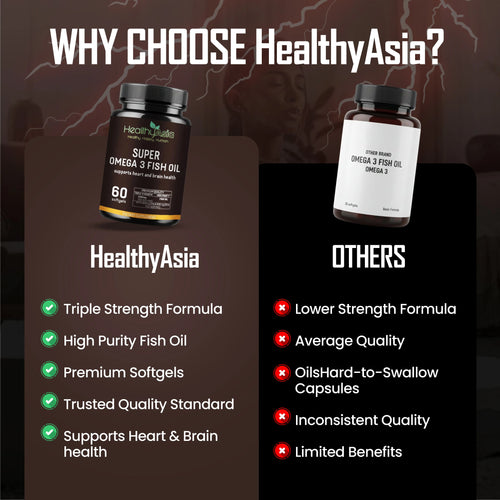 HealthyAsia Black Label SUPER Omega 3 Fish Oil by HealthyAsia