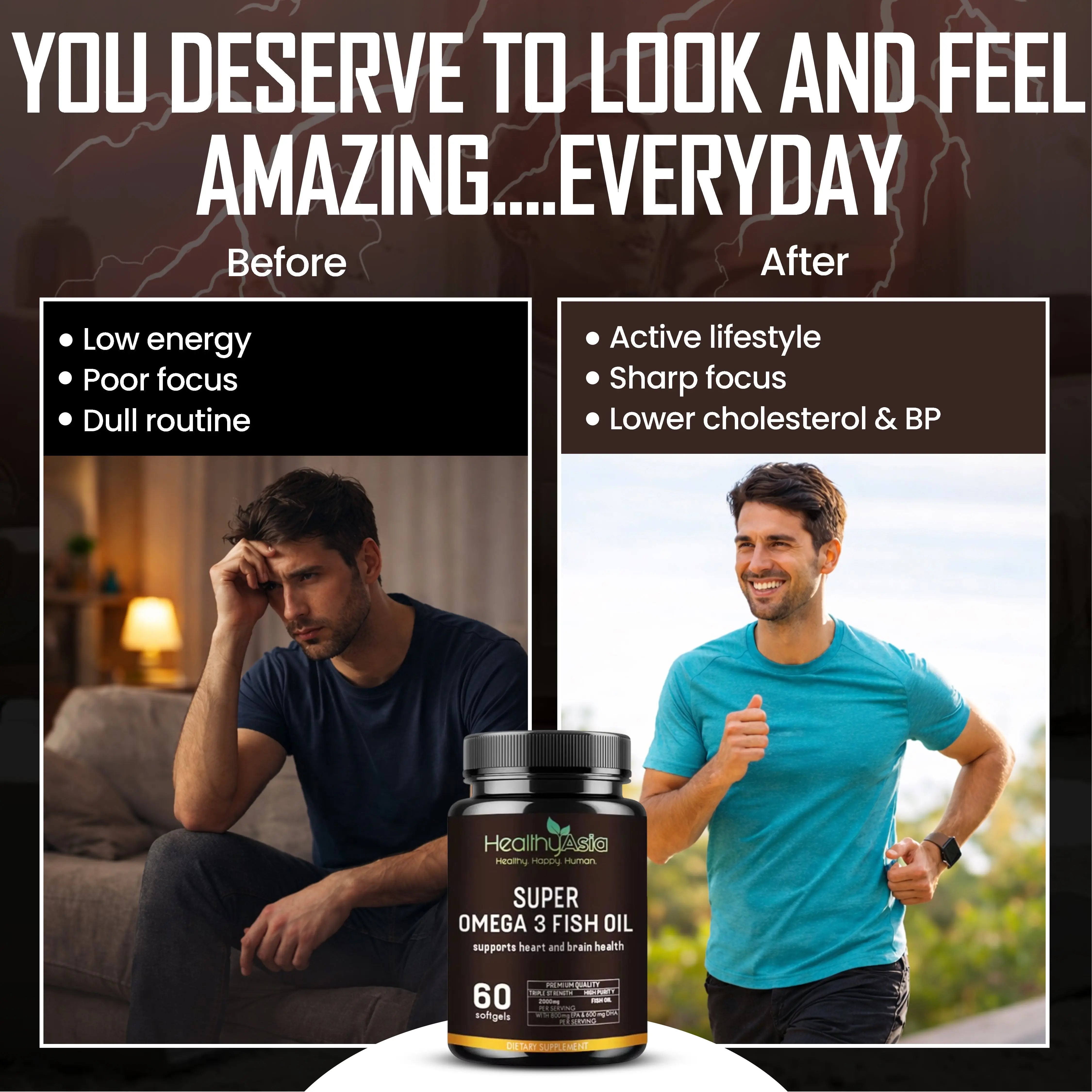 HealthyAsia Black Label SUPER Omega 3 Fish Oil by HealthyAsia