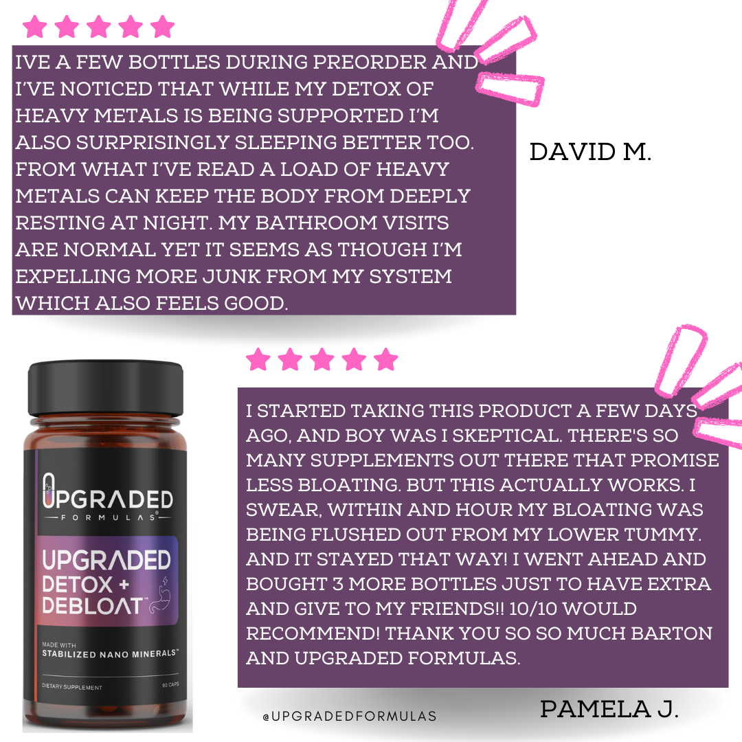 Upgraded Detox + Debloat Capsules (90 ct) by Upgraded Formulas®