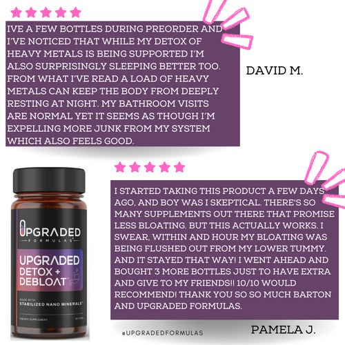 Upgraded Detox + Debloat Capsules (90 ct) by Upgraded Formulas®