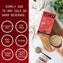 Toku Flow 10,800 FU Nattokinase Supplement | Soy Free Powder by Toku