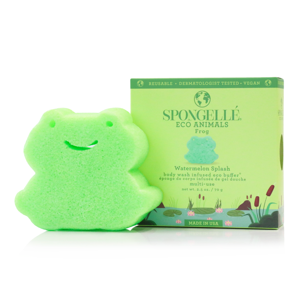 Frog | Eco Animals Kids Buffer by Spongellé