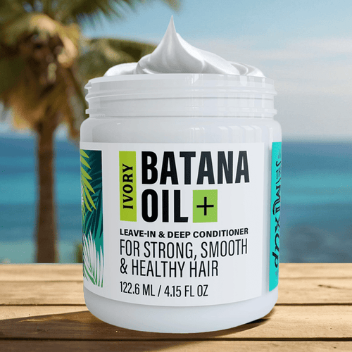 Ivory Batana Oil Leave-In & Deep Conditioning Hair Mask 4 oz by Hotana aka The-Mix-Up
