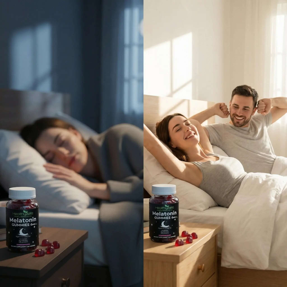 HealthyAsia Black Label Melatonin Gummies - 6mg