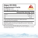 Algae Oil DHA Omega-3's - Vegan and Vegetarian, 1000 mg by Ascent Nutrition