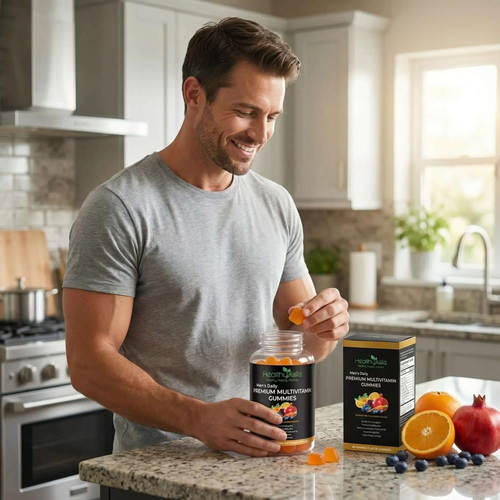 HealthyAsia Black Label Men’s Daily Premium Multivitamin Gummies by HealthyAsia