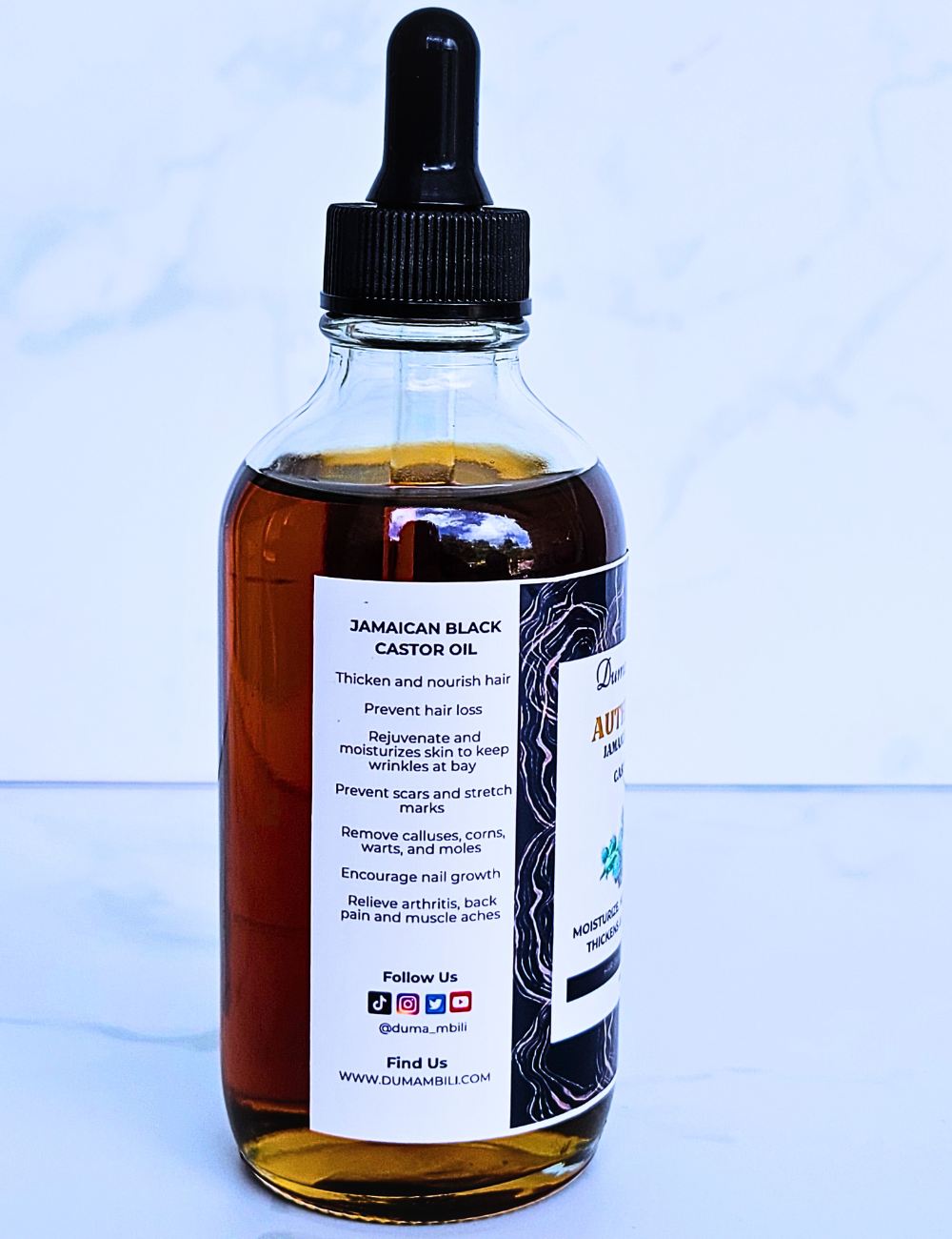 Unrefined Jamaican Black Castor Oil by Duma Mbili LLC