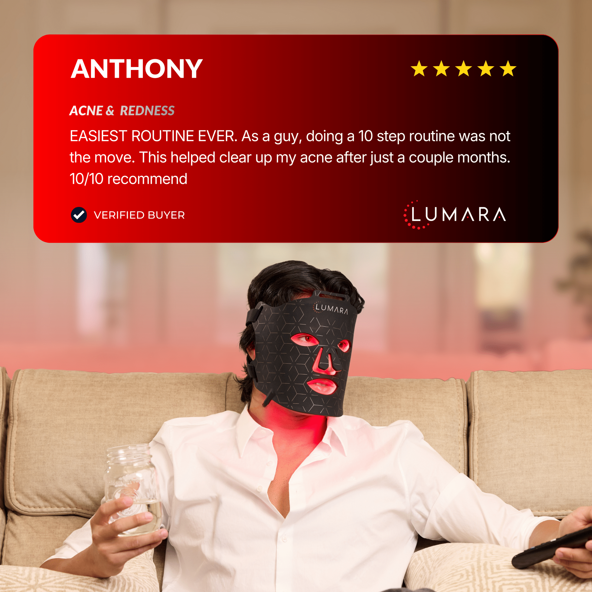 VISO - FDA Certified Red Light Therapy Mask by Lumara
