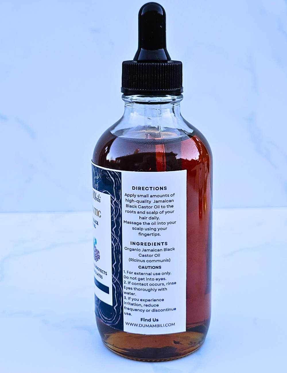 Unrefined Jamaican Black Castor Oil by Duma Mbili LLC