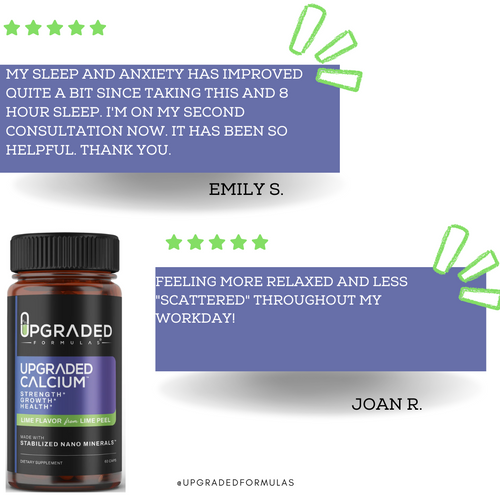 Upgraded Calcium 60 ct Capsules by Upgraded Formulas®