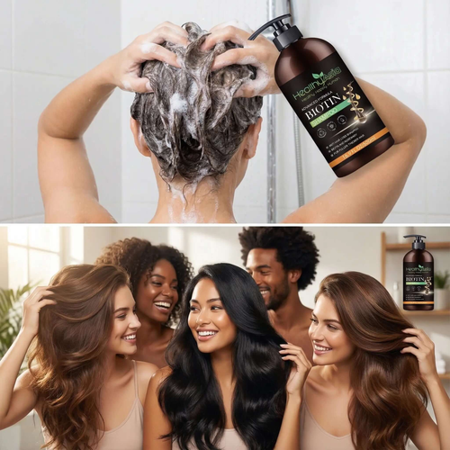HealthyAsia Black Label BIOTIN Hair Growth Shampoo - Advanced Formula by HealthyAsia