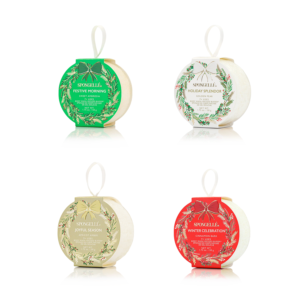 Holiday Wreath Assorted Pack by Spongellé