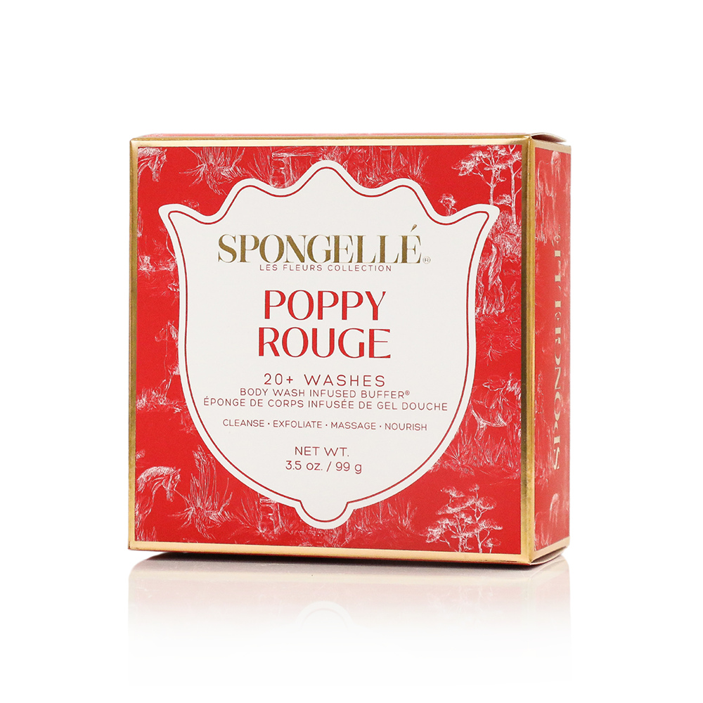 Poppy Rouge | Les Fleurs Body Buffer by Spongellé