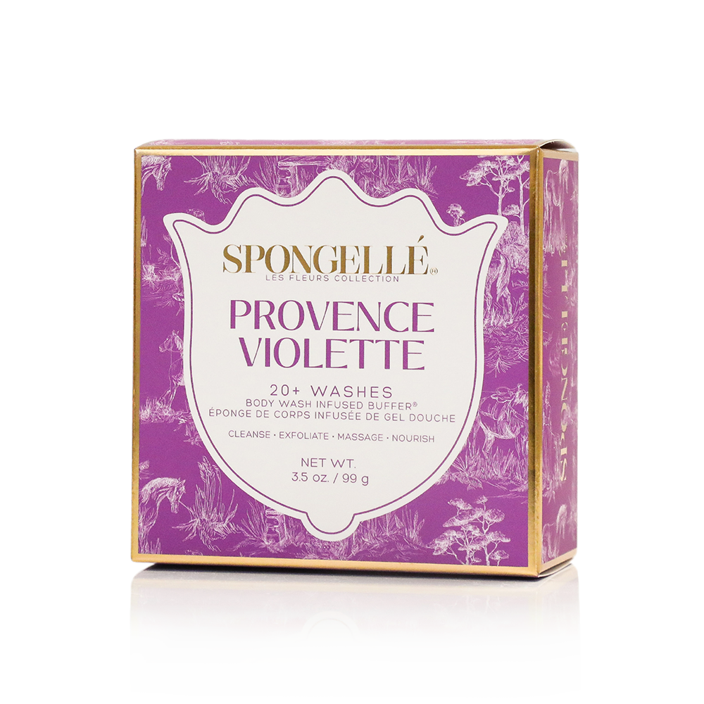 Provence Violette | Les Fleurs Body Buffer by Spongellé