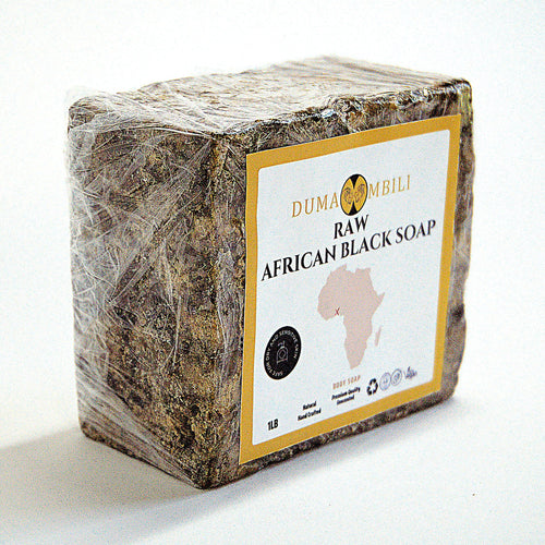 Authentic African Black Soap | Organic Skincare for Clear & Glowing Skin by Duma Mbili LLC