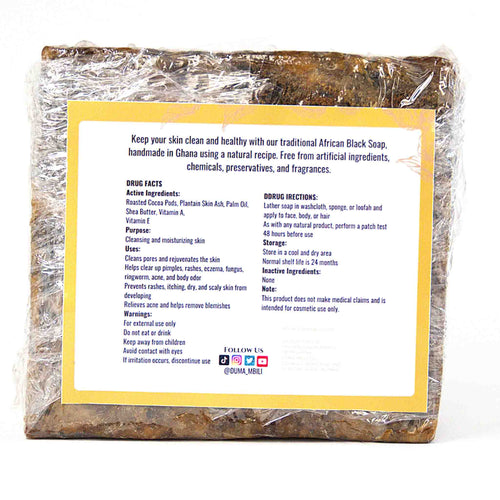 Authentic African Black Soap | Organic Skincare for Clear & Glowing Skin by Duma Mbili LLC