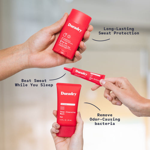 3-Step System - Stop Excessive Sweating by Duradry