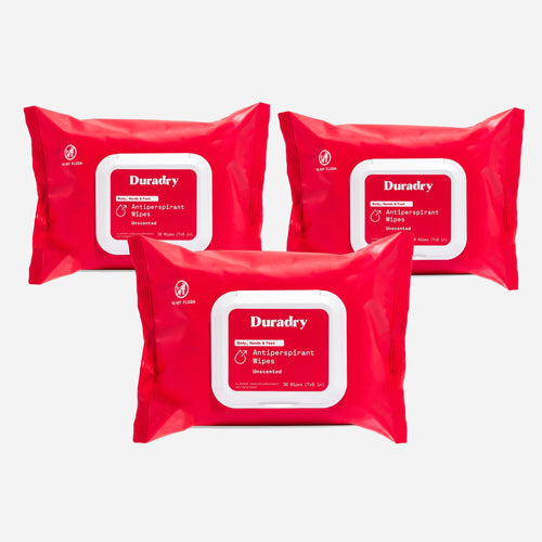 Whole Body Antiperspirant Wipes by Duradry