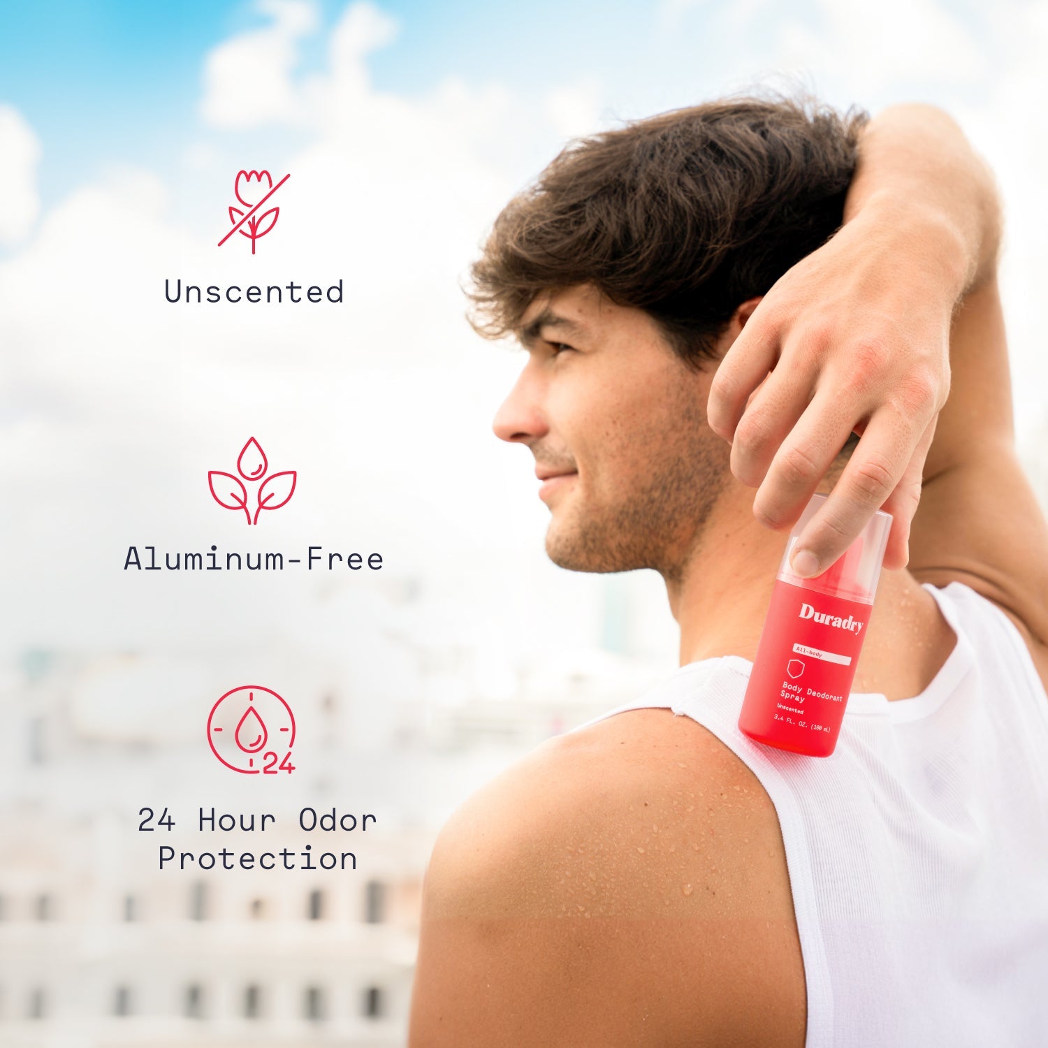 Body Deodorant Spray by Duradry