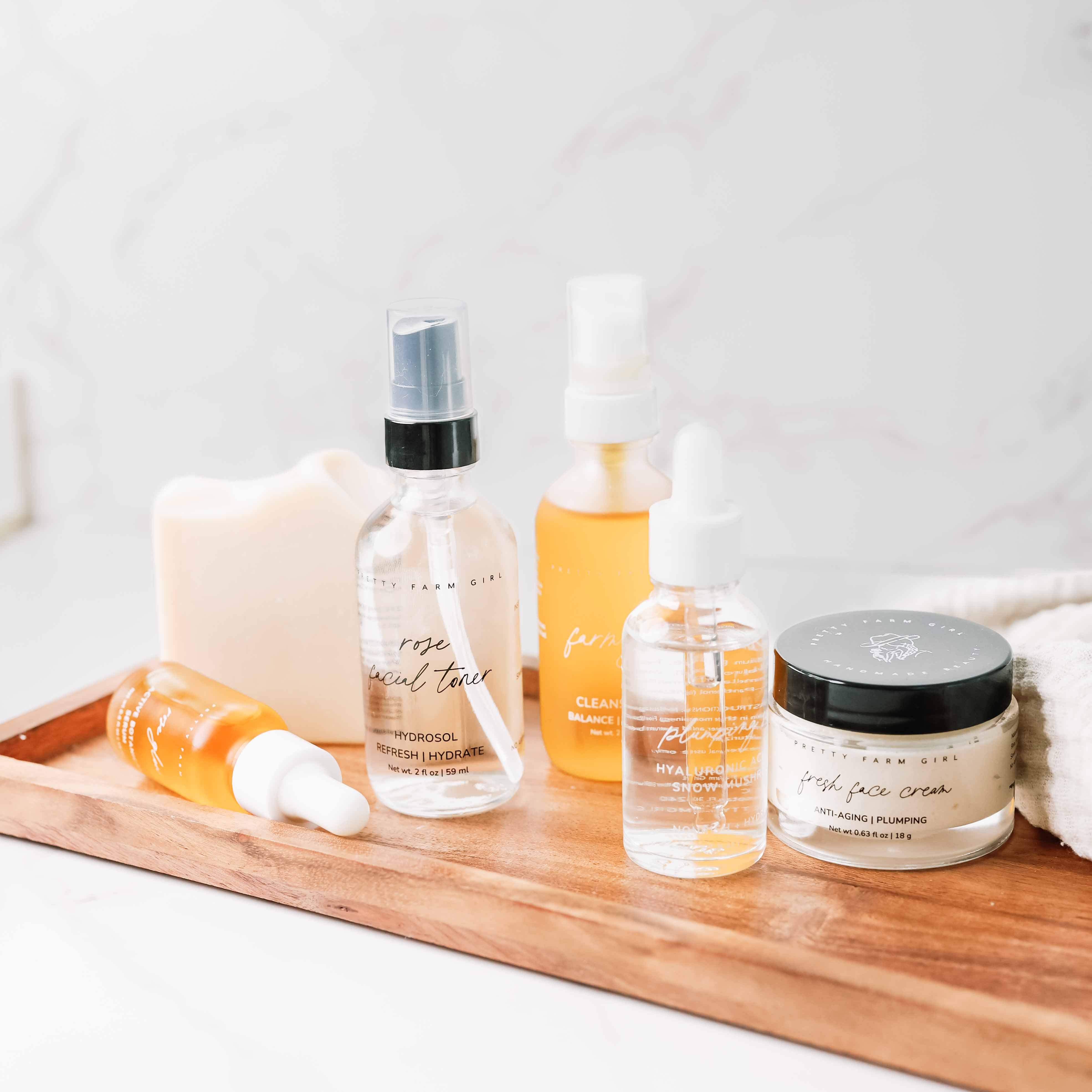 Anti-Aging Skincare Routine Essentials Kit by Pretty farm girl