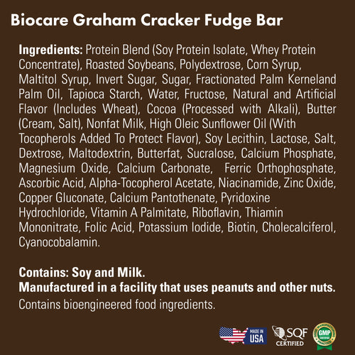 15G Protein Graham Cracker Fudge Bar by Biocare