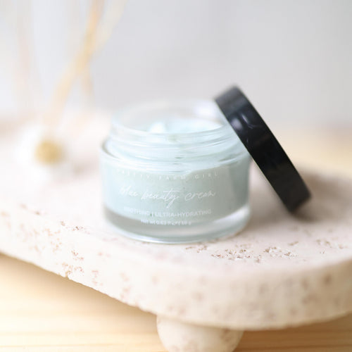 Blue Beauty Cream Soothing Tallow Face Cream by Pretty farm girl