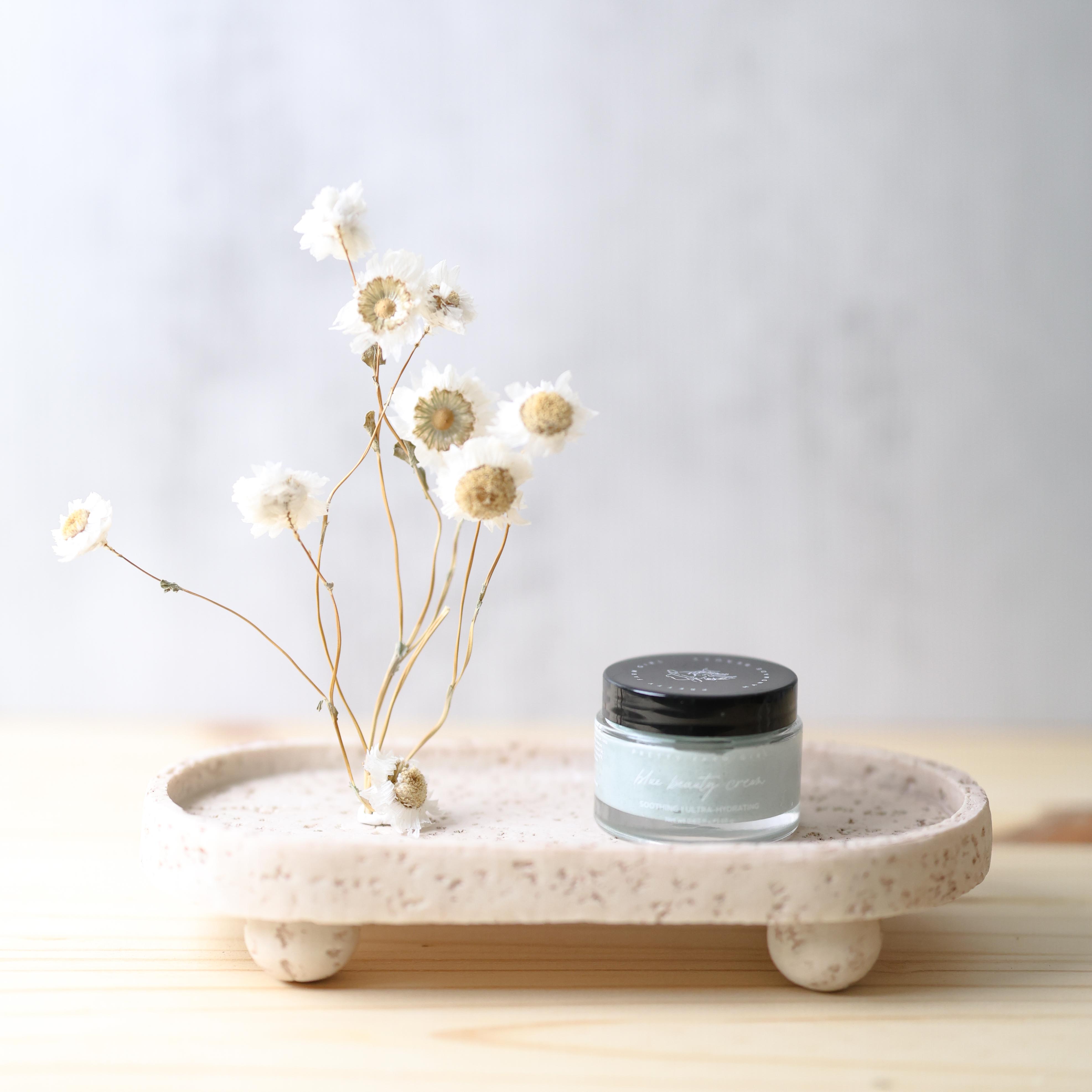 Blue Beauty Cream Soothing Tallow Face Cream by Pretty farm girl