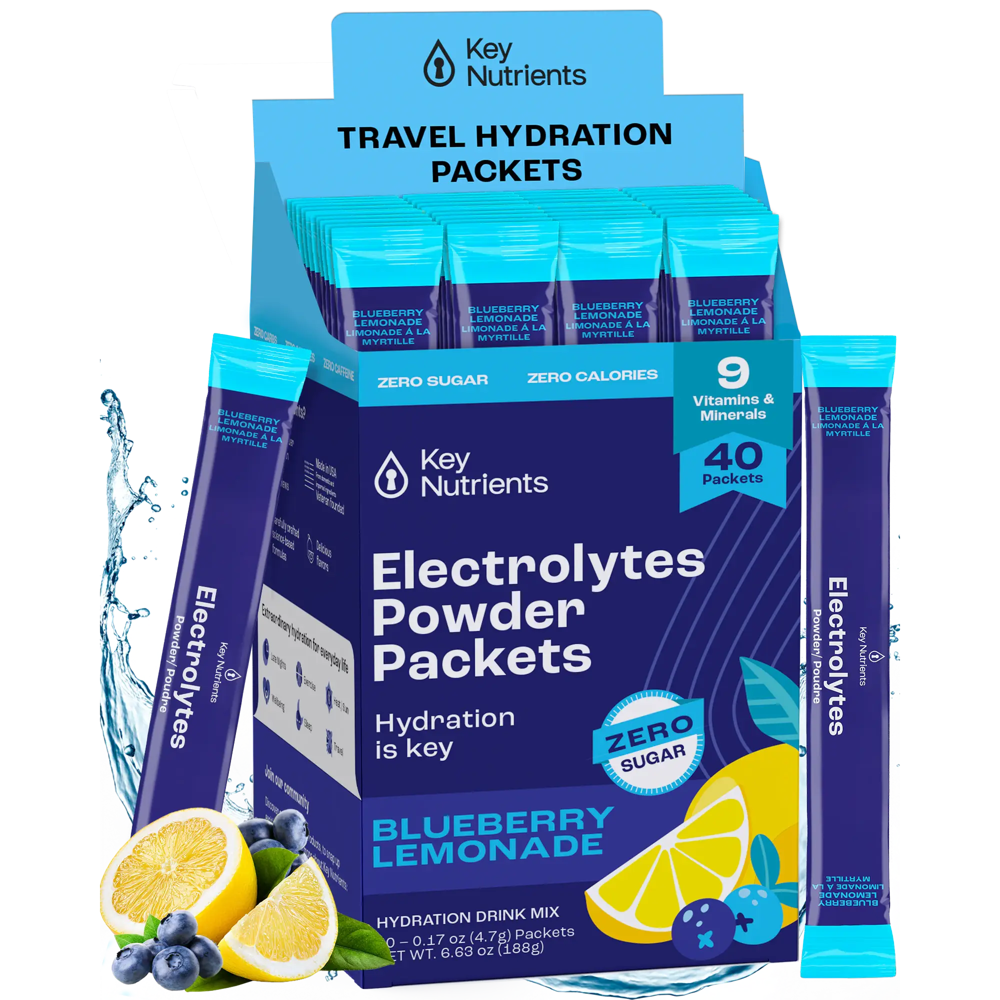Electrolyte Recovery Plus Powder (Sugar-Free) by Key Nutrients