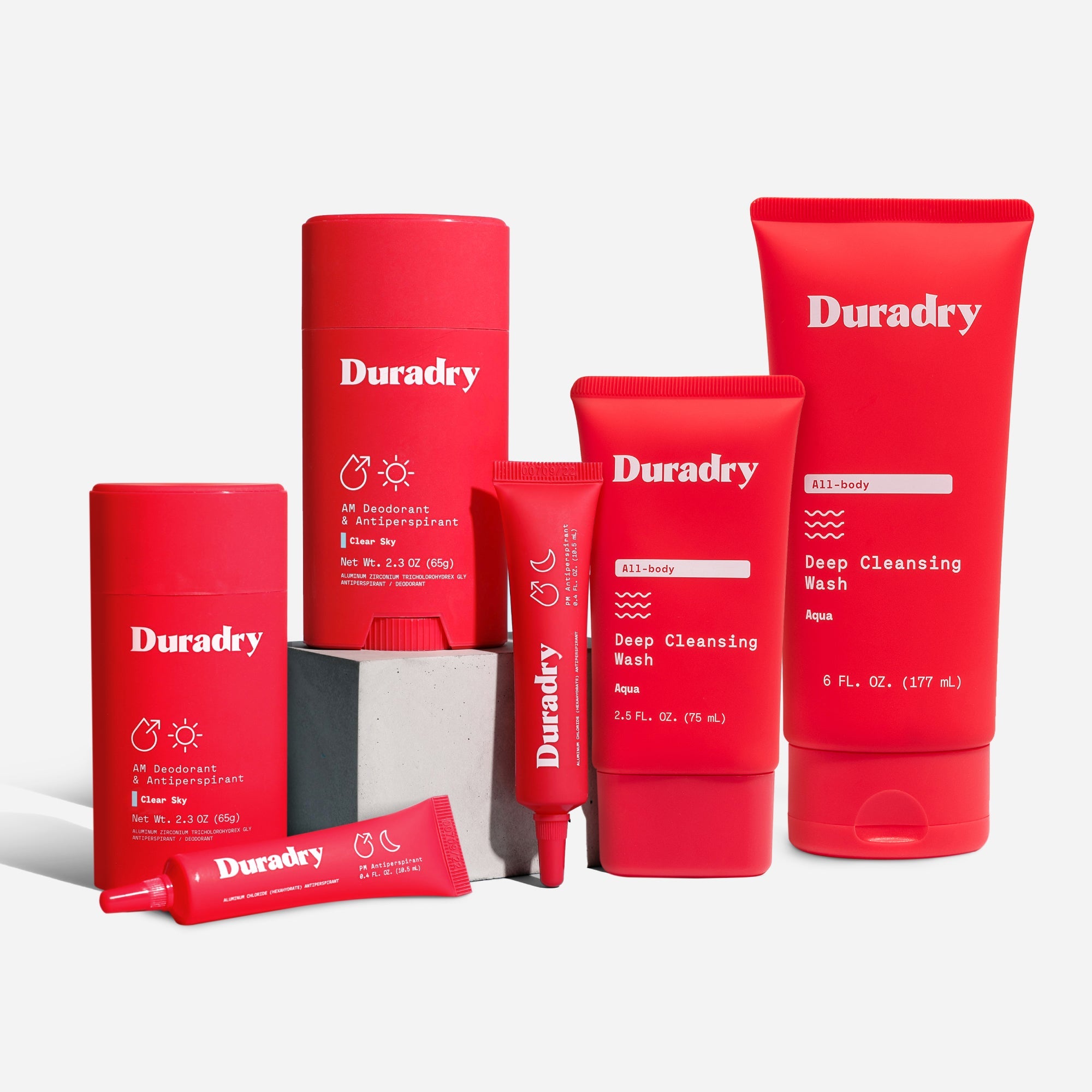 3-Step System - Stop Excessive Sweating by Duradry