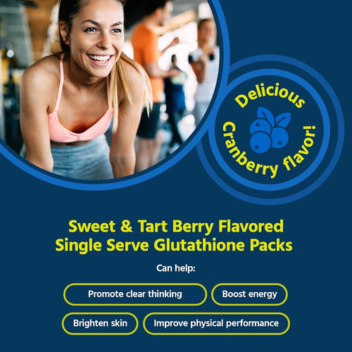 Liquid Liposomal Glutathione Single Serve 30pk - Sweet and Tart Berry Flavor by Core Med Science