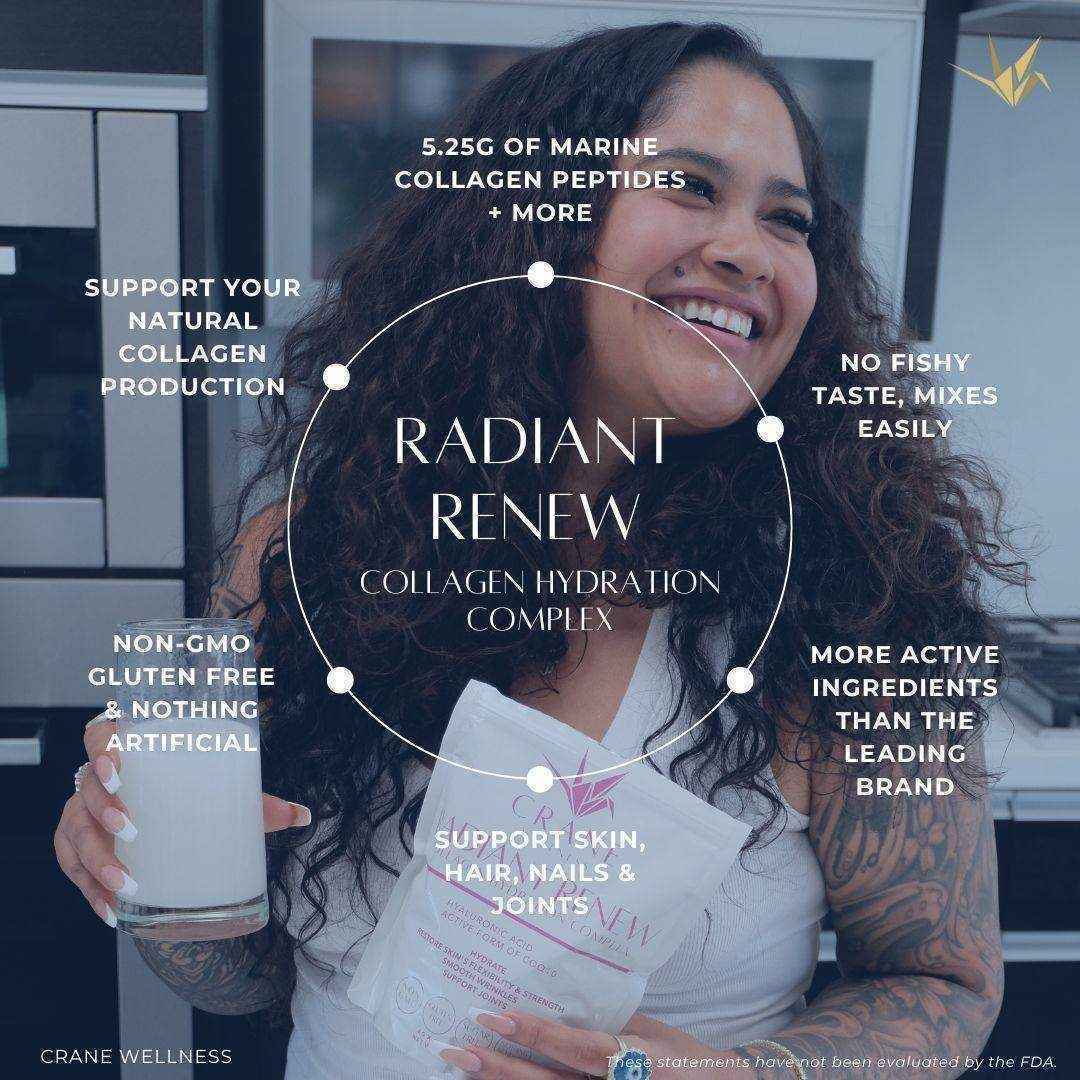Radiant Renew Collagen Hydration Complex by Crane Wellness