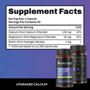 Upgraded Calcium 60 ct Capsules by Upgraded Formulas®