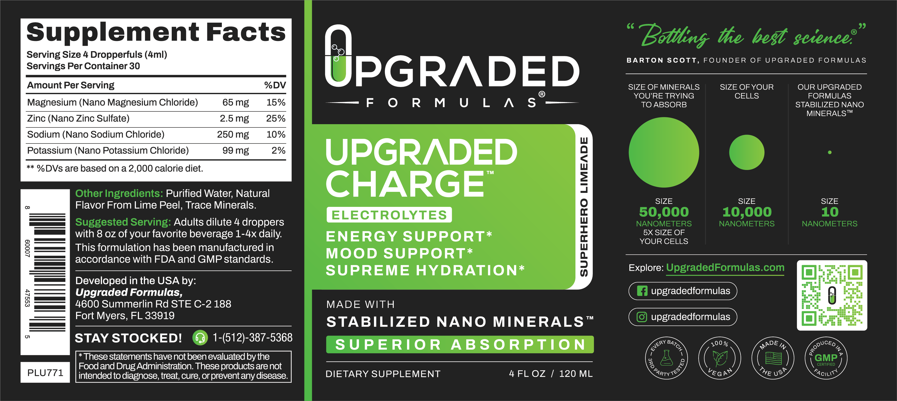 Upgraded Charge - Instant Hydration by Upgraded Formulas®