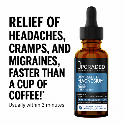 Upgraded Magnesium Liquid: Sleep, Digestion, Calm, Focus by Upgraded Formulas®