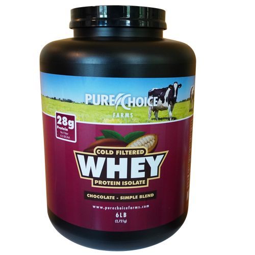 Whey Protein Isolate Chocolate by Pure Choice Farms