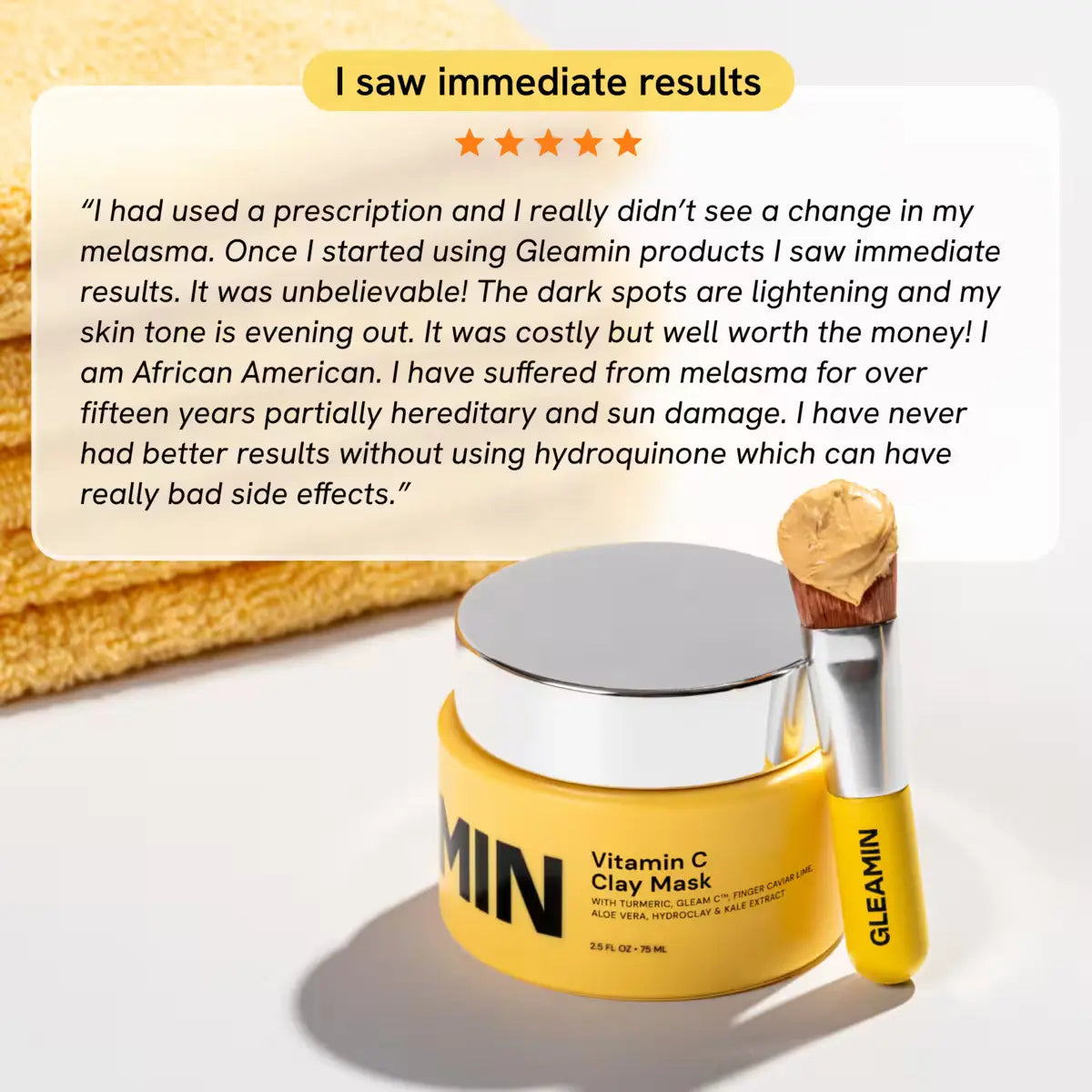 Jumbo Vitamin C Clay Mask by Gleamin