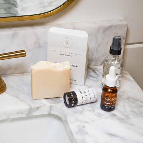 Rooted and Ready: Travel-Size Skincare Essentials Kit by Pretty farm girl