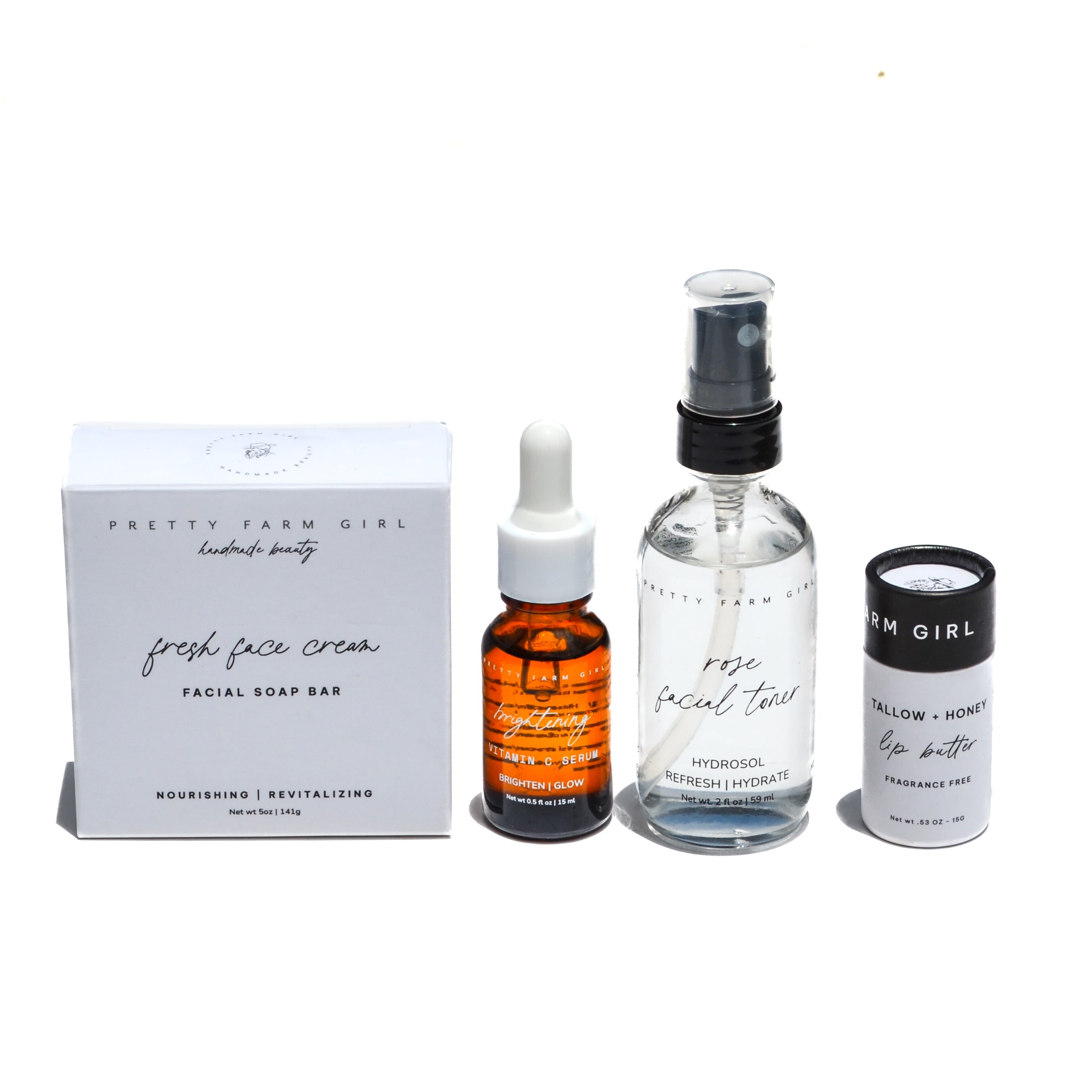 Rooted and Ready: Travel-Size Skincare Essentials Kit by Pretty farm girl