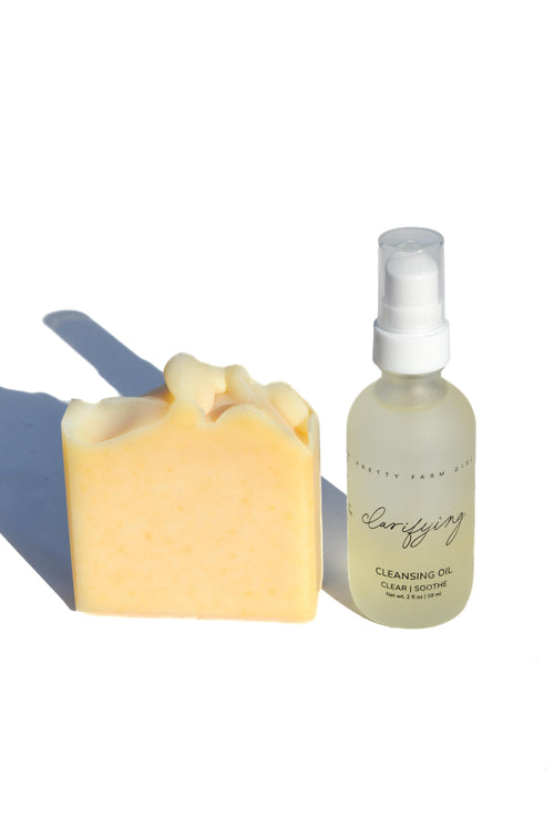 Double Cleansing Kit: Soothing by Pretty farm girl