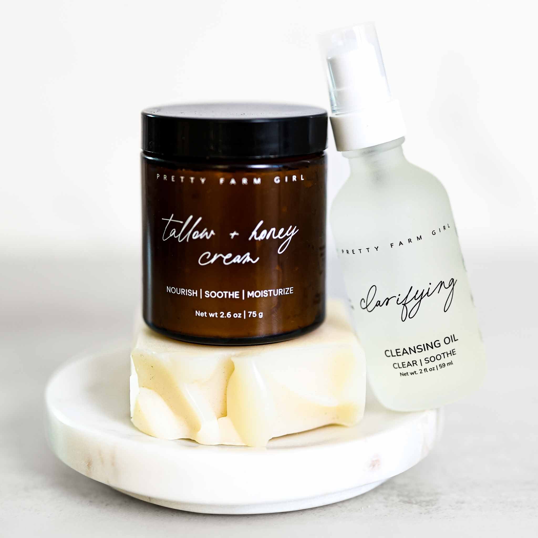 Double Cleansing Kit: Soothing by Pretty farm girl