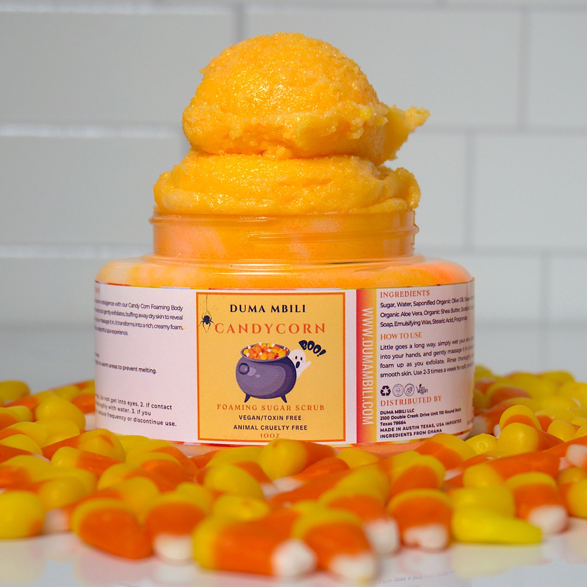 Fall Harvest Foaming Sugar Scrub Collection by Duma Mbili LLC