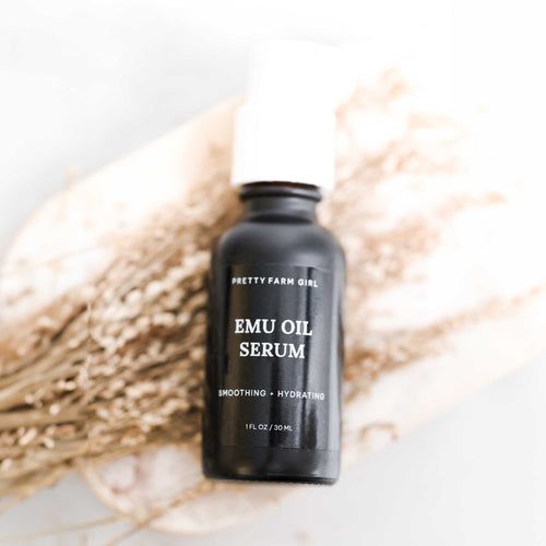 Emu Oil Serum Lightweight Fragrance Free for Sensitive Skin by Pretty farm girl