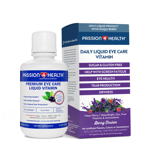 Daily Liquid Eye Care Vitamin by Passion 4 Health