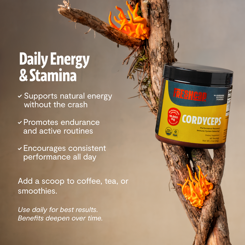 Cordyceps Mushroom Extract Powder by FreshCap Mushrooms