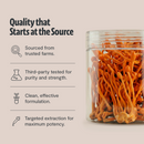 Cordyceps Mushroom Extract Powder by FreshCap Mushrooms